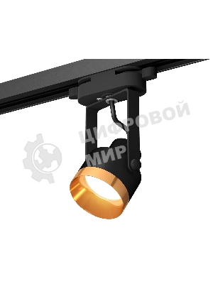 Светильник Ambrella light XT6602044 PBK/PYG черный полированный/золото желтое полированное MR16 GU10 (C6602, N6134)