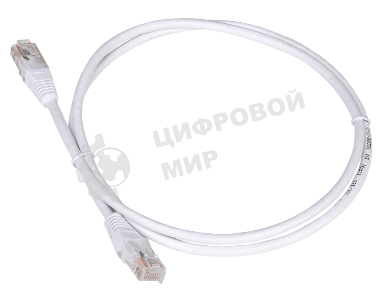 Патч-корд LANMASTER TWT UTP cat.5e, с заливными колпачками, 20.0 м, белый