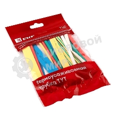 Термоусаживаемая трубка EKF tut-n-6 ТУТ 6/3 набор:7 цветов по 3шт. 100мм. EKF PROxima