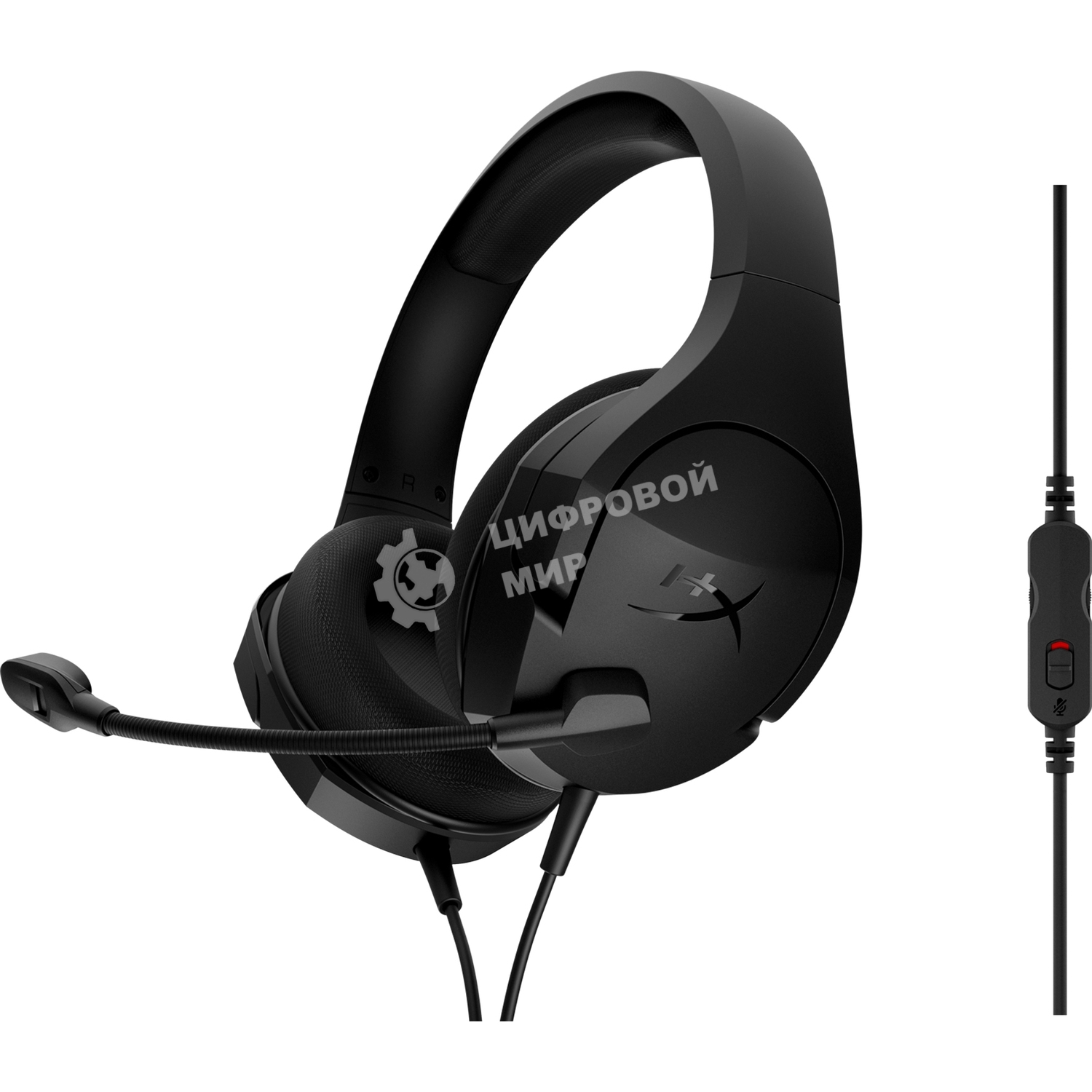 Гарнитура проводная Logitech Headset H390 USB черный