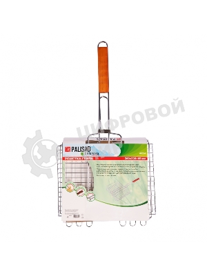 Решетка-гриль Camping Palisad 260х320х65 мм, объемная, хромир.