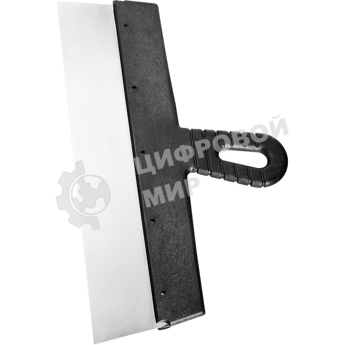 Шпатель фасадный Сибртех из нержавеющей стали, 450 мм, пластмассовая рукоятка