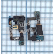 Шлейф для Samsung Galaxy S GT-i9000 с аудио разъемом и динамиком