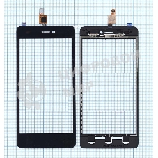 Сенсорное стекло (тачскрин) для Micromax A290, черное