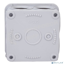 Рувинил 67030 Тусо. Коробка расп. для о/п, 70х70х40 мм, 7вводов, IP55 (св.-серая)