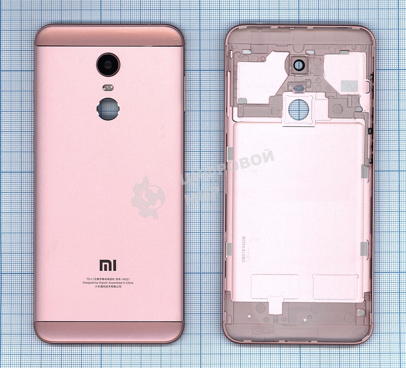 Задняя крышка для Xiaomi Redmi 5 Plus розовый