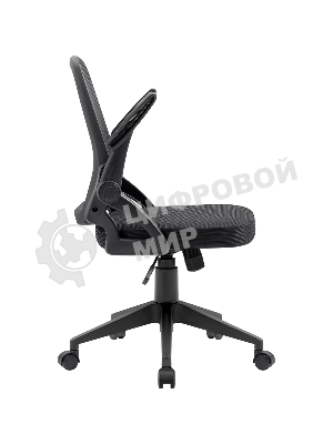 Кресло Defender Office черный, сетка, 120 кг, регулируемые подлокотники