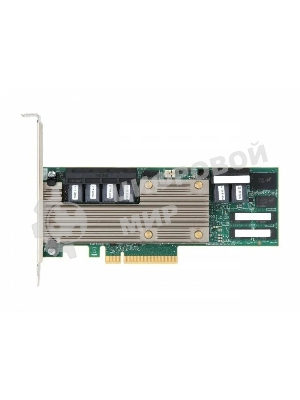 Контроллер Broadcom MegaRAID SAS 9361-24i SGL (05-50022-00), PCIe 3.0 x8 LP, SAS/SATA 12G, RAID 0,1,5,6,10,50,60, 24port(6*int SFF8643), Cache 4Gb, 3324ROC