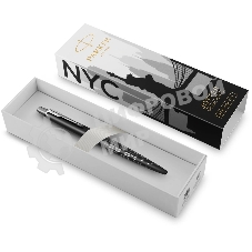 Ручка шариковая Parker Jotter Global Icons SE New York CT K179 (2187554) черная, M, синие чернила, подарочная коробка