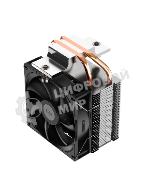 Кулер для процессора PCCooler R200 S115X/1200/1700/AM4/AM5 (TDP 110W, 90мм Non LED Fan, 2 тепловые трубки 6мм, 2200RPM, 28,3dBa)