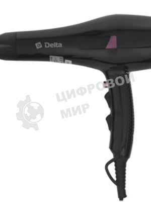 Фен Delta DL-0908 черный/коричневый, 2000 Вт