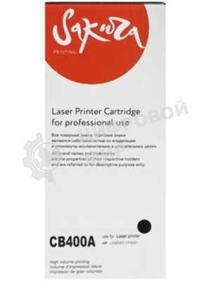 Картридж лазерный Sakura CB400A для HPColor LaserJet CP4005/CP4005n/CP4005dn, черный, 7500 к.