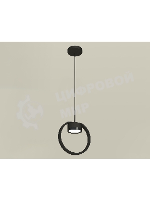 Светильник Ambrella light XB9102100 SBK/PBK черный песок/черный полированный GX53 (C9102, N8113)