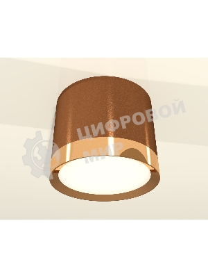 Светильник Ambrella Light XS8117001 SCF/PYG кофе песок/золото желтое полированное GX53 (C8117, N8124)
