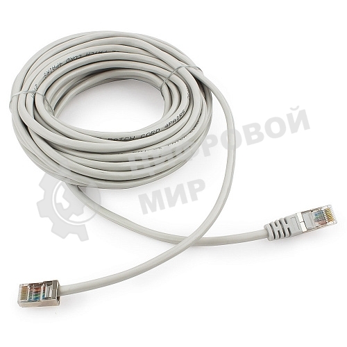 Патч-корд FTP Cablexpert cat.5e, 7.5м, литой, многожильный серый