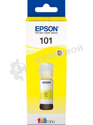 Чернила Epson L101 C13T03V44A желтый (70 мл) для Epson L4150/L4160/L6160/L6170/L6190