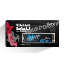 Накопитель SSD Netac NV3000, 1Tb, PCIe 3.0 x4, M.2 2280, NVMe, R/W 3100/2100