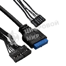 Компьютерный корпус Miditower ExeGate CP-606U-AB400 (ATX, AB400 с вент. 8см, 1хUSB/1хUSB 3.0, аудио)