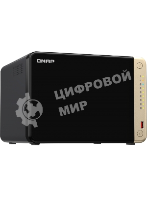 Сетевое хранилище NAS Qnap Original TS-664-8G 6-bay настольный Celeron N5095