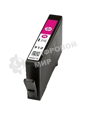 Картридж струйный HP 912 3YL78AE пурпурный (315стр.) для HP OfficeJet 801x/802x