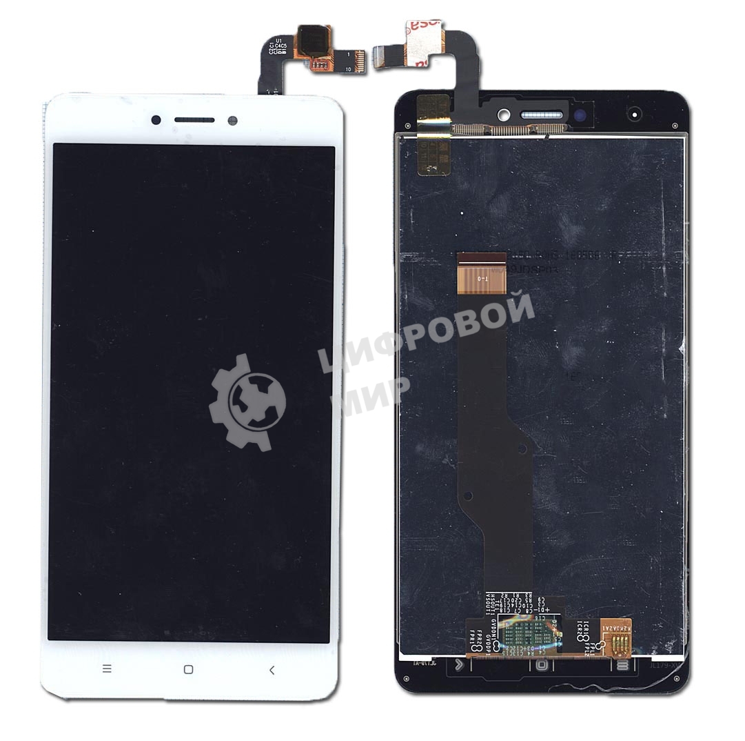 Дисплей для Xiaomi Redmi Note 4X белый