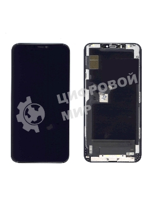 Дисплей для Apple iPhone 11 Pro Max в сборе с тачскрином (OLED JS) черный