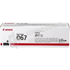 Картридж лазерный Canon 067BK 5102C002 черный (1400 стр.) для Canon LBP631/633/MF651/655/657