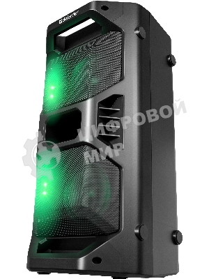 Портативная акустика Defender Rage 50 Вт Light/BT/FM/USB/LED/TWS черный