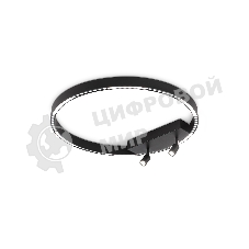 Потолочный светодиодный светильник Ambrella light FL5808/1+2 BK черный 40W 3000K/4200K/6400K D600*95 (без ПДУ)