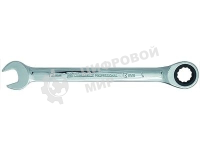 Ключ комбинированный трещоточный Matrix 13 мм, CrV зеркальный хром professional