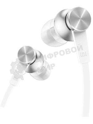 Проводные наушники Xiaomi Mi In-Ear Headphones Basic серебристый, внутриканальные, Jack 3.5 мм