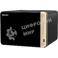 Сетевое хранилище NAS Qnap Original TS-664-8G 6-bay настольный Celeron N5095