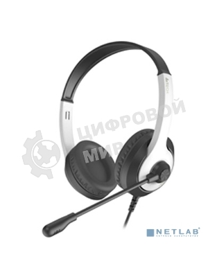 Гарнитура A4Tech Fstyler FH100U белый/черный, проводная