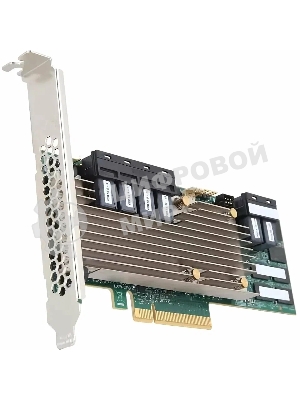 Контроллер Broadcom MegaRAID SAS 9361-24i SGL (05-50022-00), PCIe 3.0 x8 LP, SAS/SATA 12G, RAID 0,1,5,6,10,50,60, 24port(6*int SFF8643), Cache 4Gb, 3324ROC