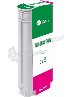 Картридж струйный G&G GG-B3P20A №727 пурпурный (130 мл) для HP DJ T920/T1500/T2530