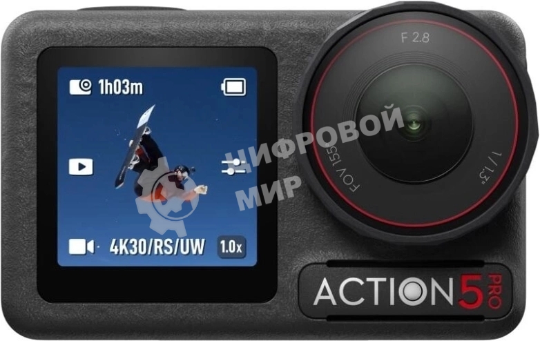 Экшн-камера Dji Osmo Action 5 Pro Standard Combo 1xCMOS 12Mpix черный/черный