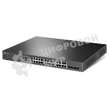 Коммутатор управляемый TP-Link TL-SG3428XPP-M2 JetStream уровня 2+ с 24 портами 2,5 Gbит/с (8 портов PoE++, 16 портов PoE+) и 4 портами SFP+ 10 Gbит/с