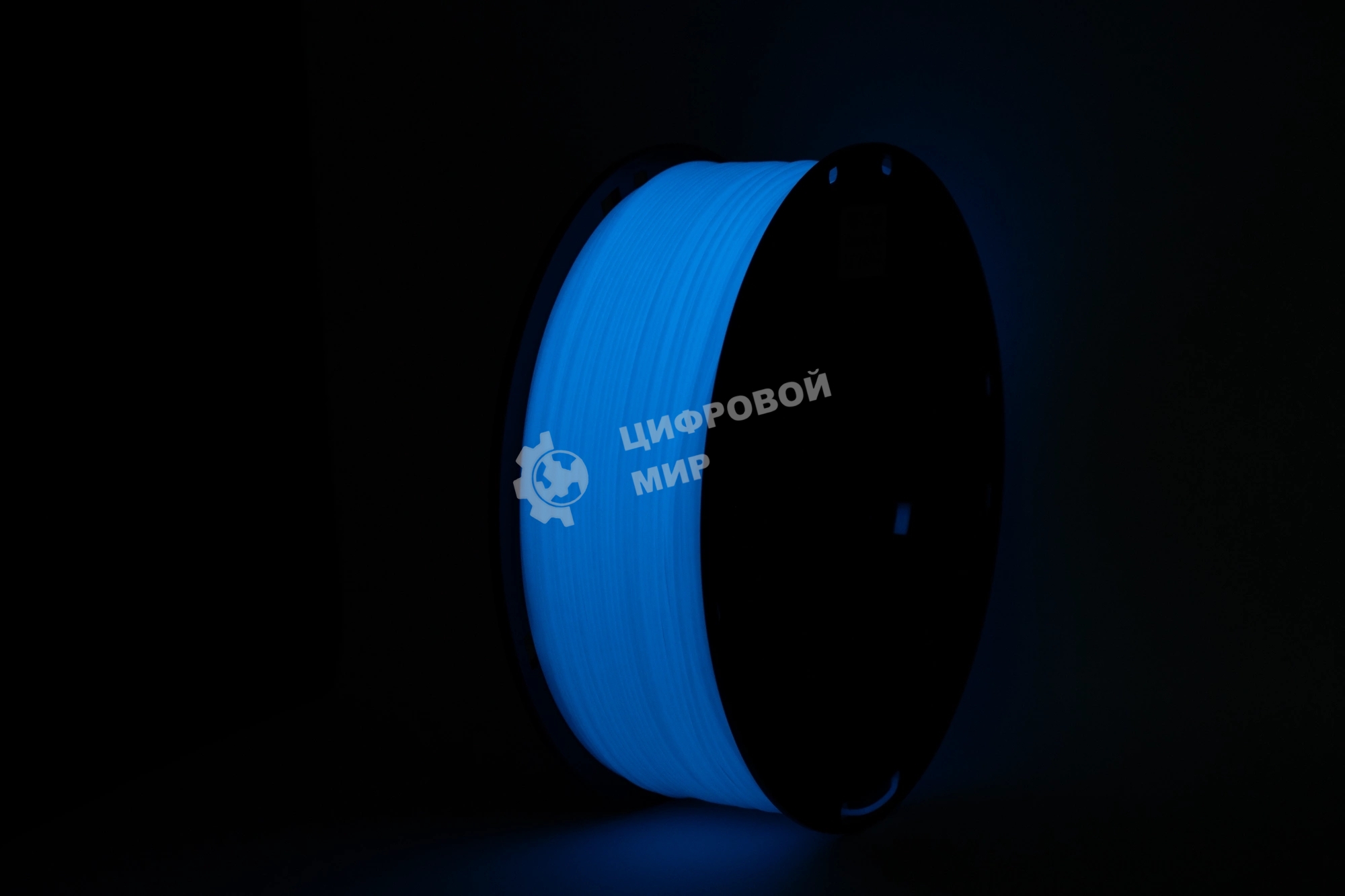 Пластик для принтера 3D Cactus CS-3D-ABS-1KG-L-BLUE ABS LUMINOUS d1.75мм 1кг 1цв.