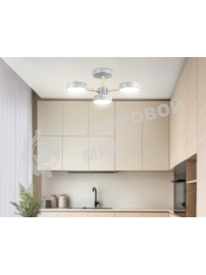 Светильник Ambrella light FL4822/3 GR серый 3000K-6400K 40W D580*160 (ПДУ ИК)