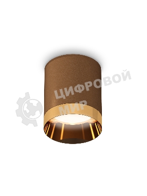 Светильник Ambrella Light XS6304011 SCF/PYG кофе песок/золото желтое полированное MR16 GU5.3 (C6304, N6134)