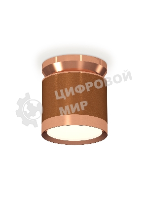 Светильник Ambrella Light XS8117010 SCF/PPG кофе песок/золото розовое полированное GX53 (N8912, C8117, N8126)