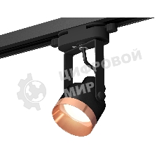 Светильник Ambrella light XT6602045 PBK/PPG черный полированный/золото розовое полированное MR16 GU10 (C6602, N6135)