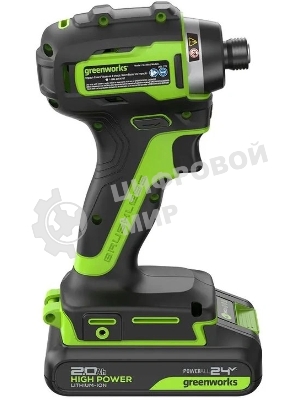 Винтоверт Greenworks ID3170 аккум. патрон:шестигр.1/4