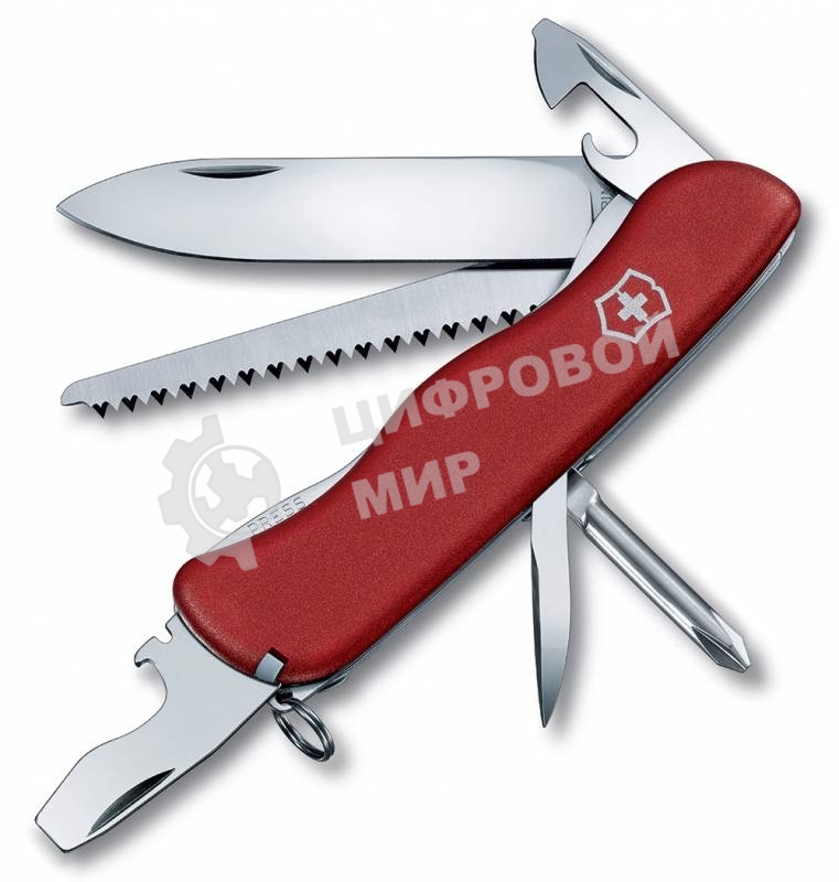 Нож перочинный Victorinox TRAILMASTER (0.8463) 111мм 12функций красный