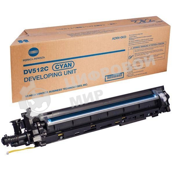 Блок проявки Konica-Minolta bizhub C224/284/364/454/554 синий DV-512C
