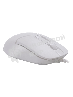 Мышь проводная A4Tech Fstyler FM12 белый, 1200 dpi, USB, кнопки - 3