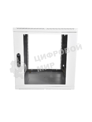 Шкаф телекоммуникационный настенный разборный 9U (600 × 520), съемные стенки, дверь стекло