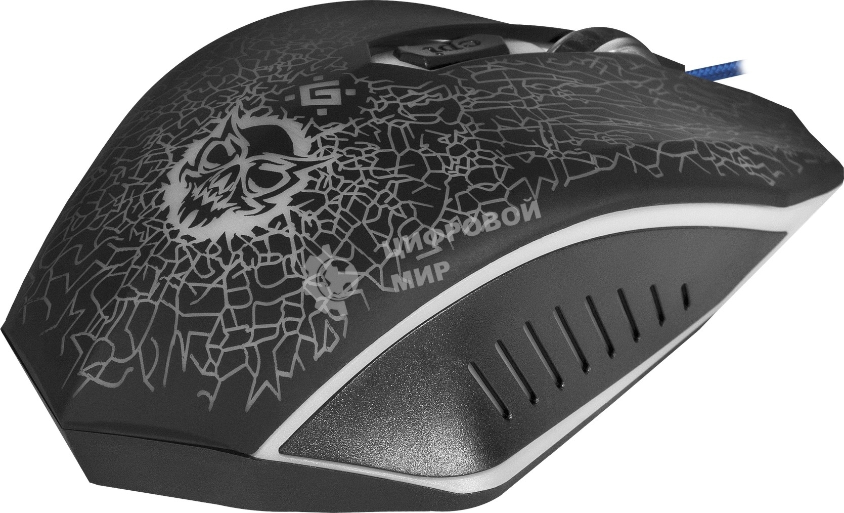 Мышь проводная Defender Shock GM-110L черный, 3200 dpi, USB, кнопки - 6