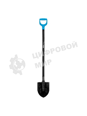 Лопата штыковая Palisad LUXE 210х270х1350 мм, ребра жесткости, деревянный черенок, с рукояткой