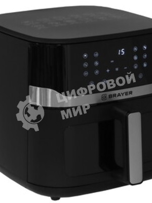 Аэрогриль Brayer BR2040 черный, 1800 Вт, 10 л, сенсор, 12 программ